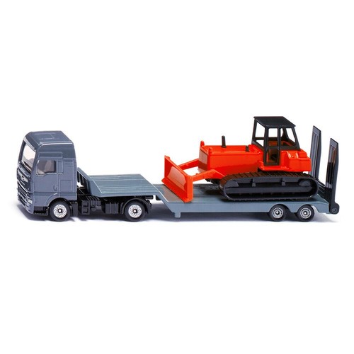Man truck with - with, bulldozer